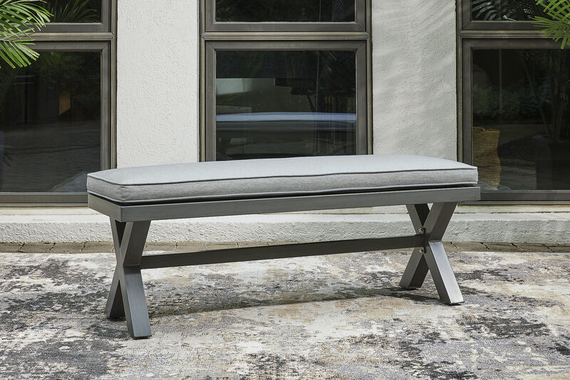 Elite Park Outdoor Bench with Cushion image number 1