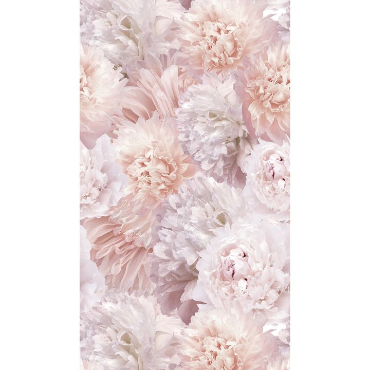 Orom II Classical Floral All-over Pink Mural A77501