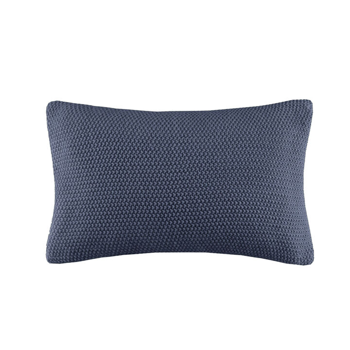 Gracie Mills Lessie Ultra-Soft Knit Oblong Pillow Cover