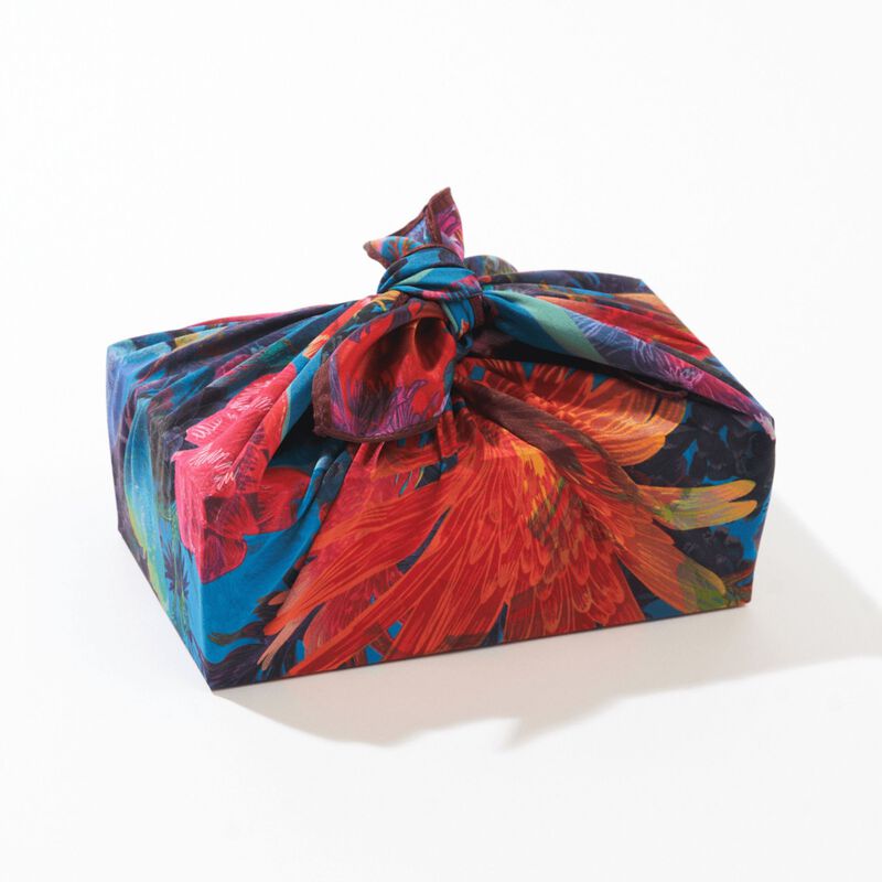 Rosebud | 18" Mulberry Silk Furoshiki Wrap by Adam Klassen image number 1