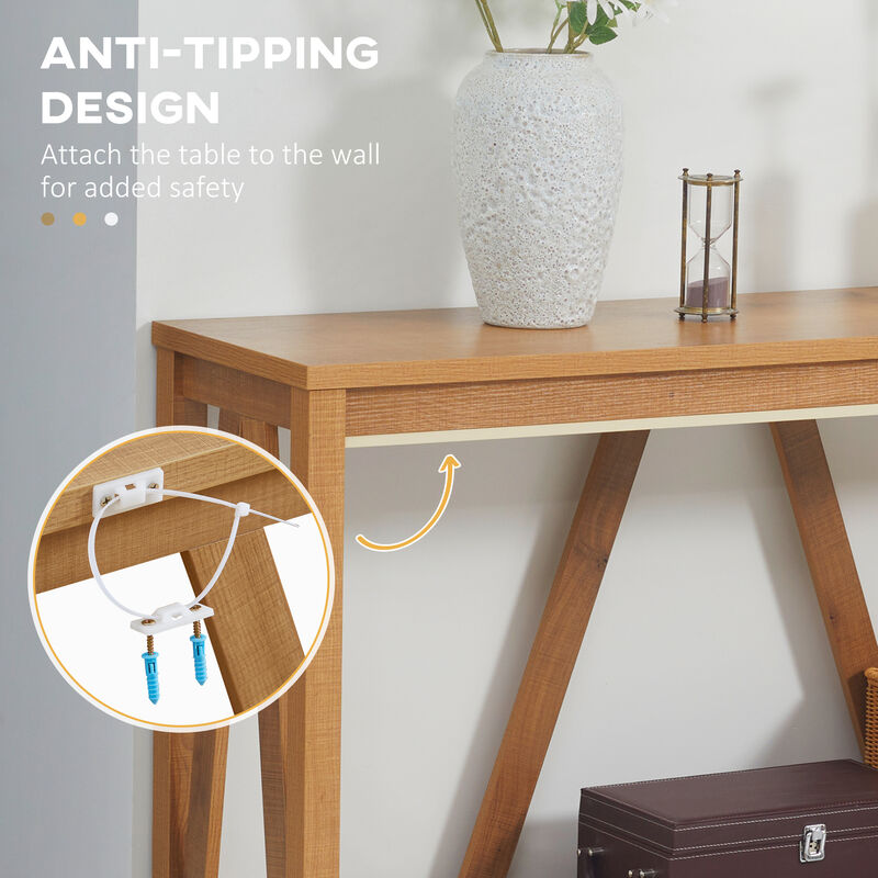 Hivvago Farmhouse Sofa Table for Living Room or Hallway image number 5
