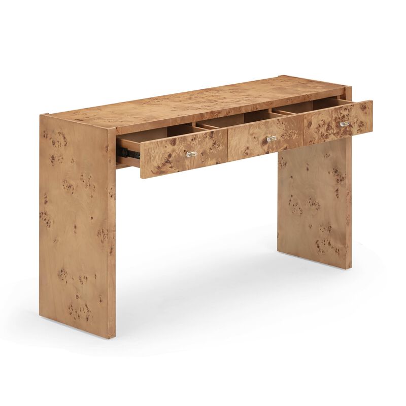 Brandyss Burl Console Table