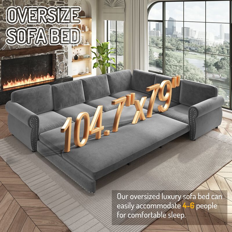 Daker Oversize L-Shaped Sofa image number 8