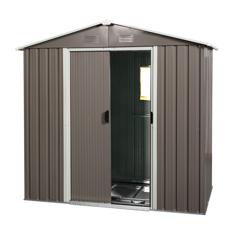 Streamdale 8FT X 4FT Outdoor Metal Storage Shed With Window