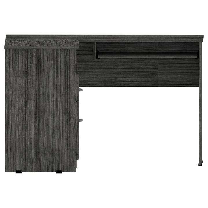 Idra L-Shaped Desk Grey Oak