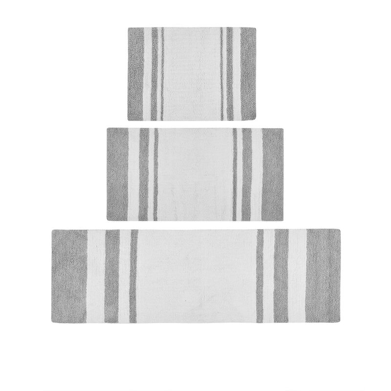 20x30 inch Taupe Reversible Bath Rug