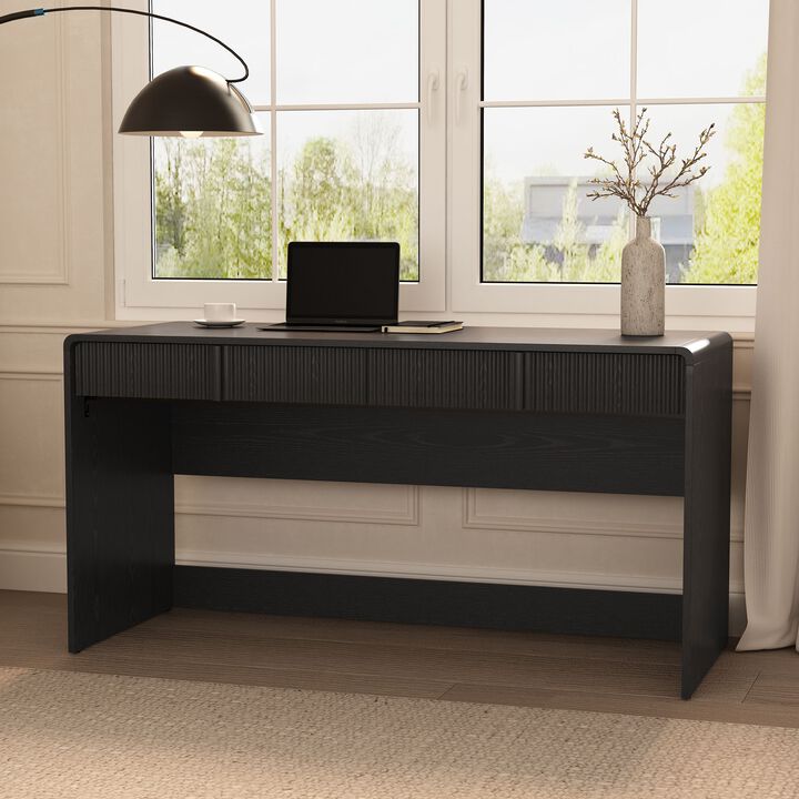 Novara Black Writing Desk