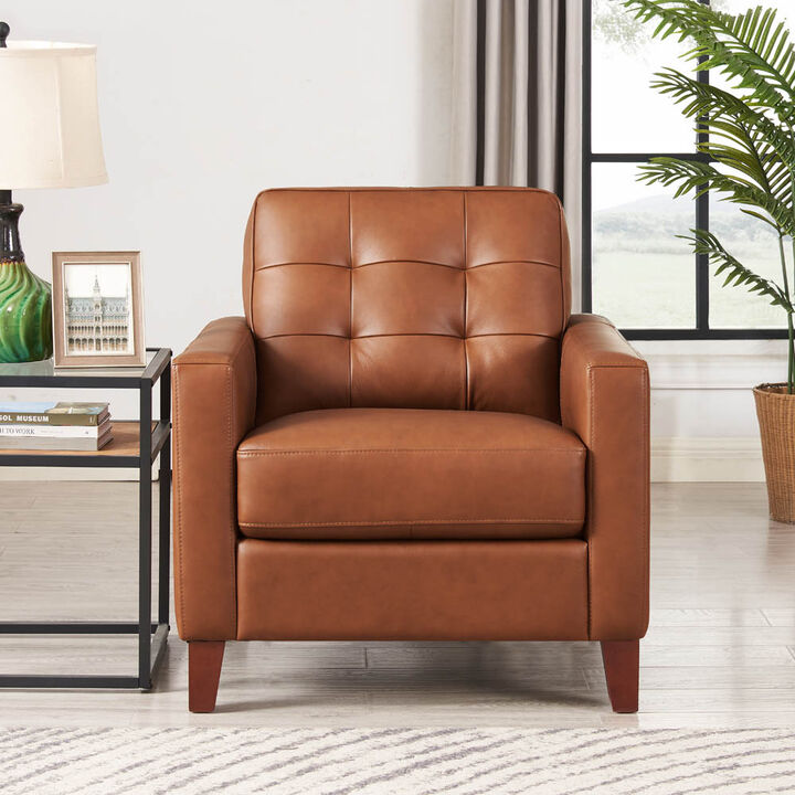 Aiden Top Grain Leather Chair