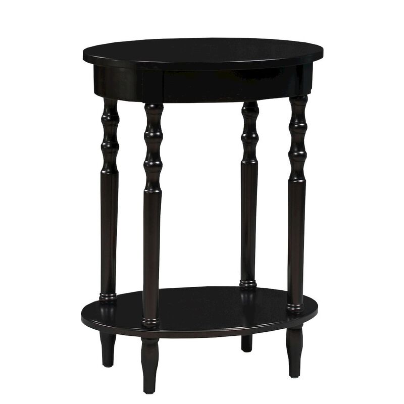 Convience Concept, Inc. Classic Accents Brandi Oval End Table with Shelf