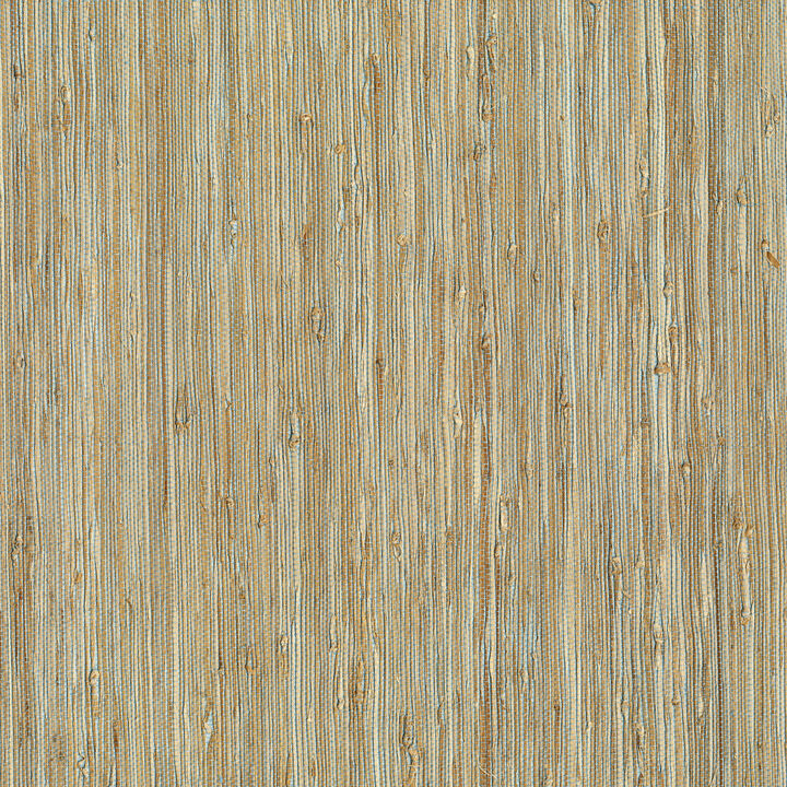 Patryk Aqua Grasscloth Wallpaper