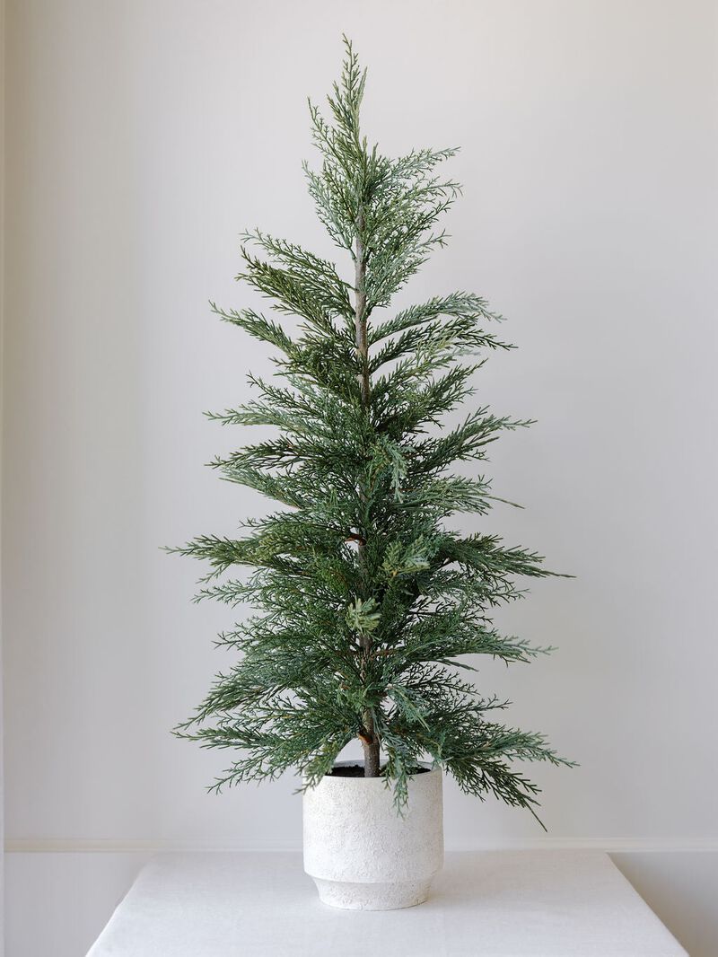 24" / 2' Artificial Evergreen Cedar Tree Set image number 3