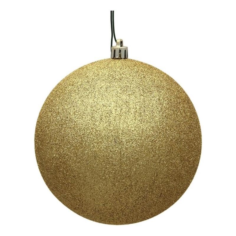 Vickerman Gold Glitter Ball 24/Bag - image number 0