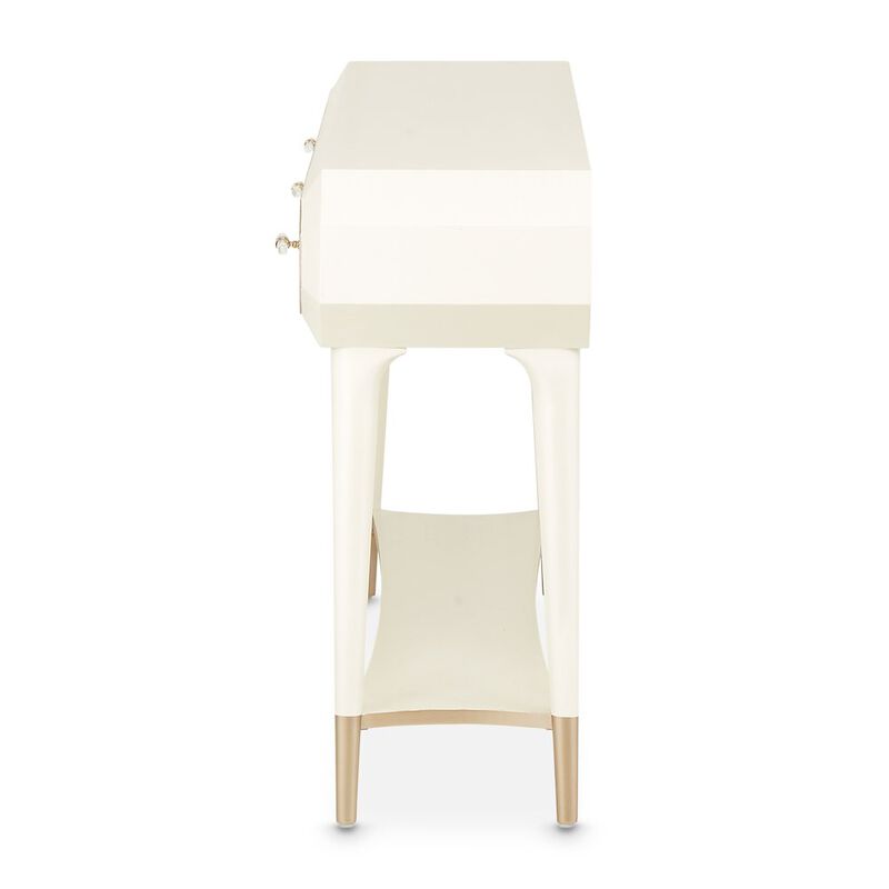 Michael Amini La Rachelle Console Table - Champagne