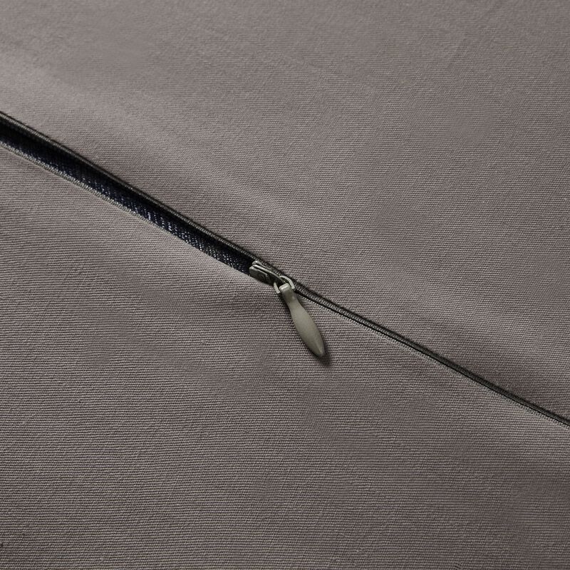 Pastoral Jacquard Silver King Duvet Cover Set image number 5
