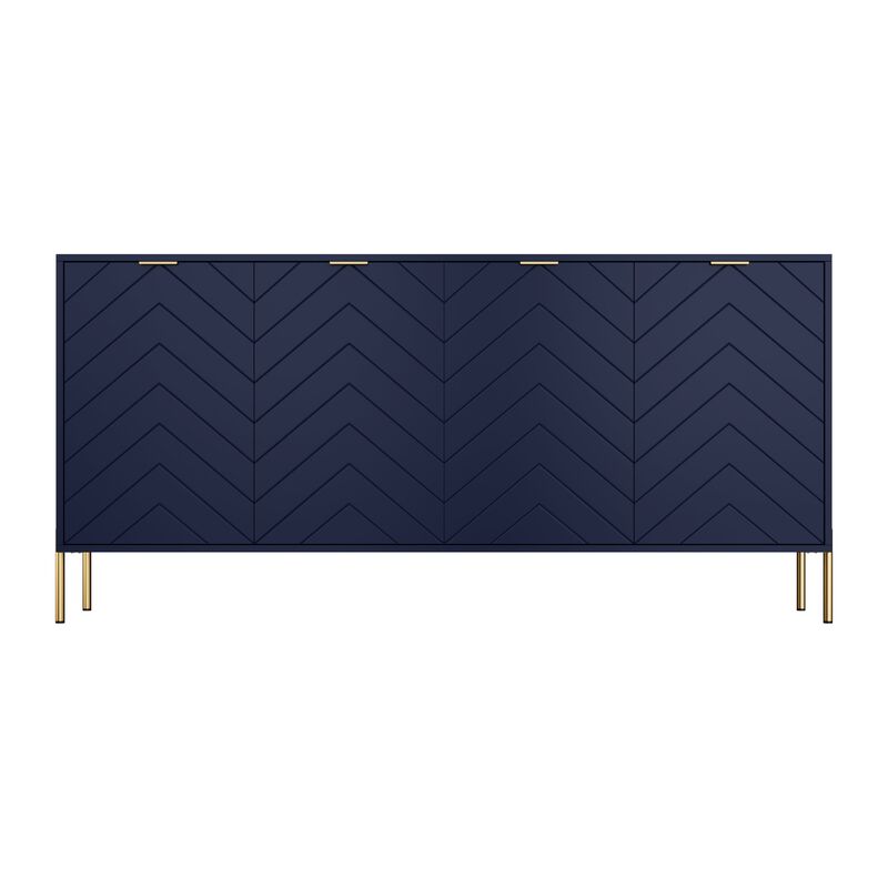 4-Door Accent Cabinet More Large Storage Cabinet