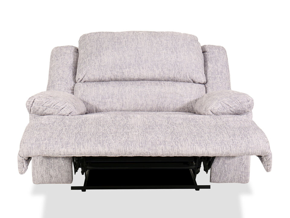Ashley McClelland Oversized Recliner in a reclined position against a white background