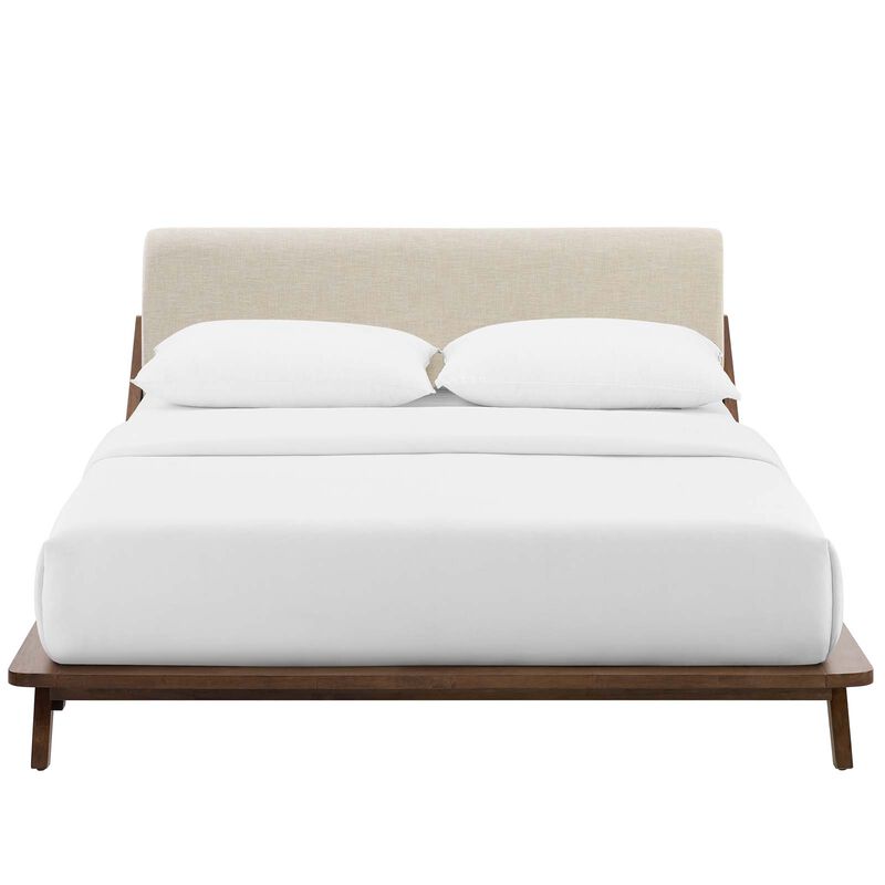 Modway - Luella Queen Upholstered Fabric Platform Bed image number 4