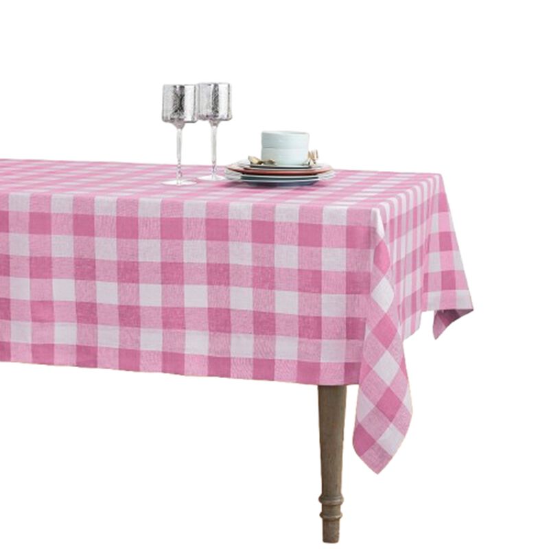 Solino Home 100% Pure Linen Tablecloth - Buffalo Check