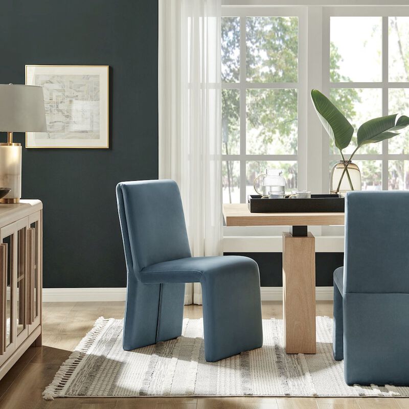 Emory Upholstered Performance Velvet Dining Side Chair image number 7