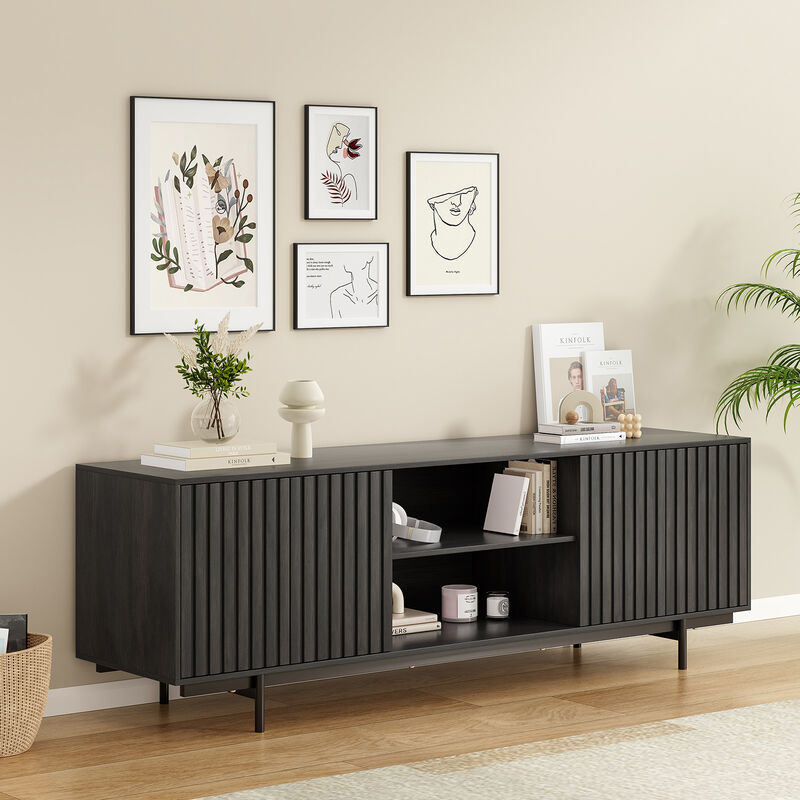 Girmib 75" TV Stand image number 2