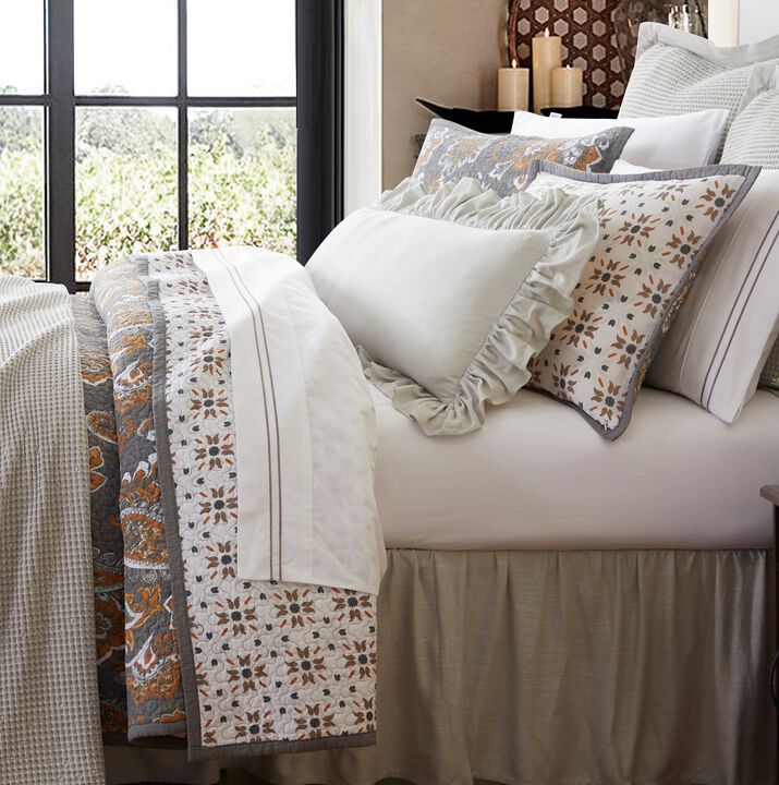 Abbie Western Paisley 3-Piece Twin Reversible Quilt Set