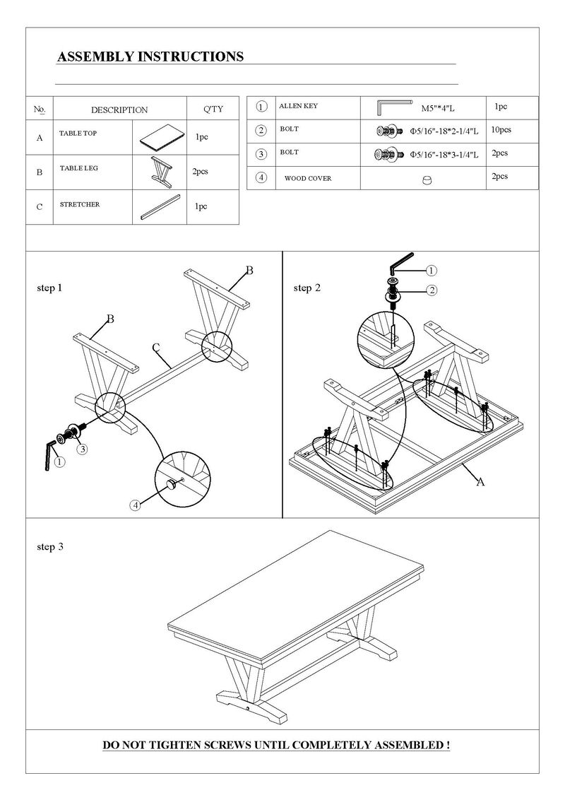 Oliver 72 Inch Dining Table With Faux Carrara Marble Top, White and Black