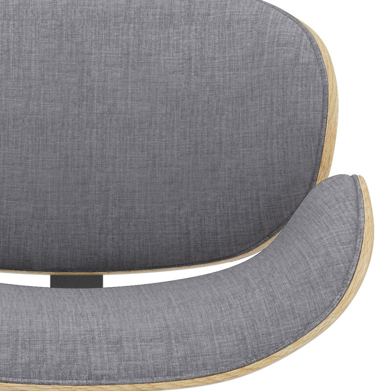 Marana Bentwood Adjustable Swivel Bar Stool