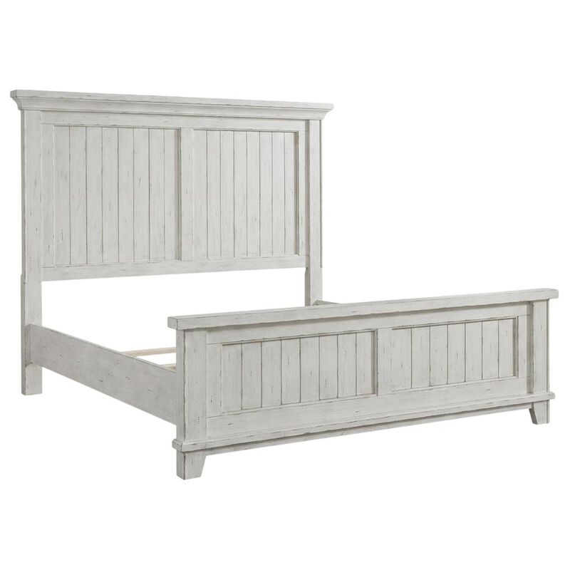Liberty Furniture River Place Queen Panel Bed in Pine Solids & Veneers image number 0