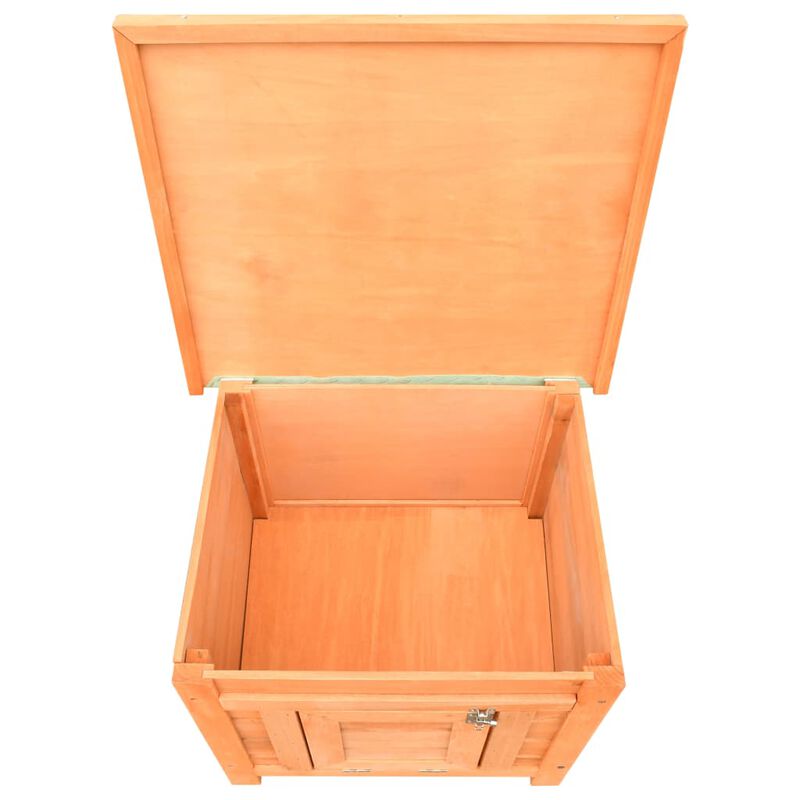 Cat House Solid Pine & Fir Wood 19.7"x18.1"x17.1"