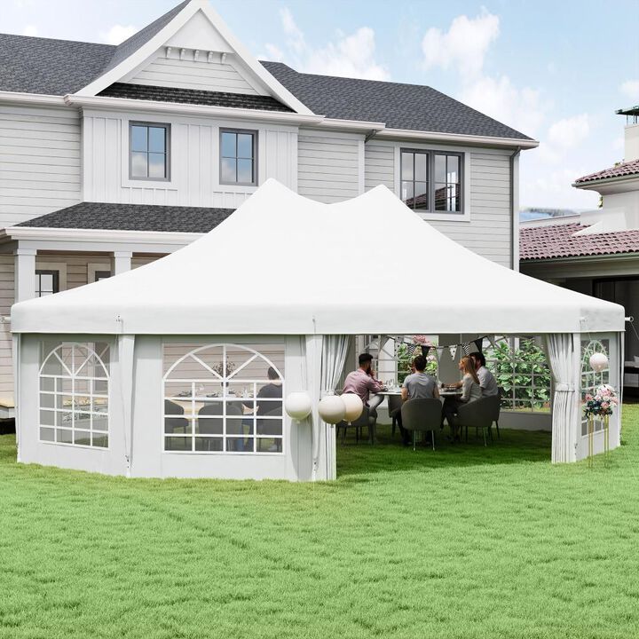 Hivvago 29x21 Party Tent with Pull-Back Doors