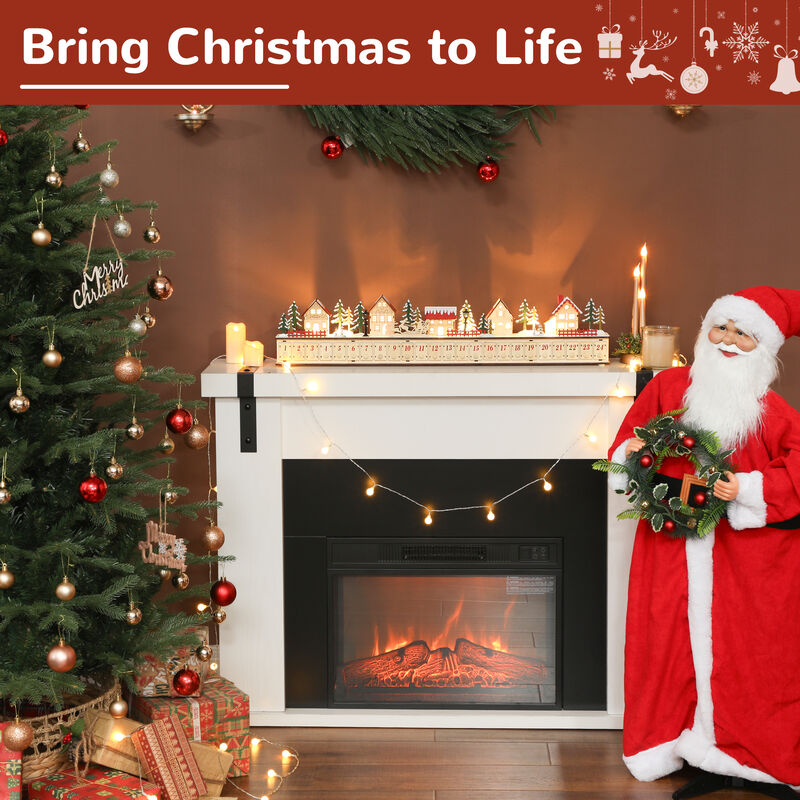 BreeBe Christmas Advent Calendar with 24 Drawers and LED Lights image number 3