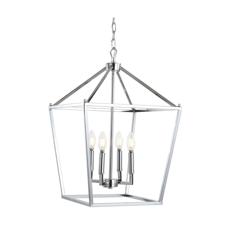 PagodaBulb Lantern Metal LED Pendant