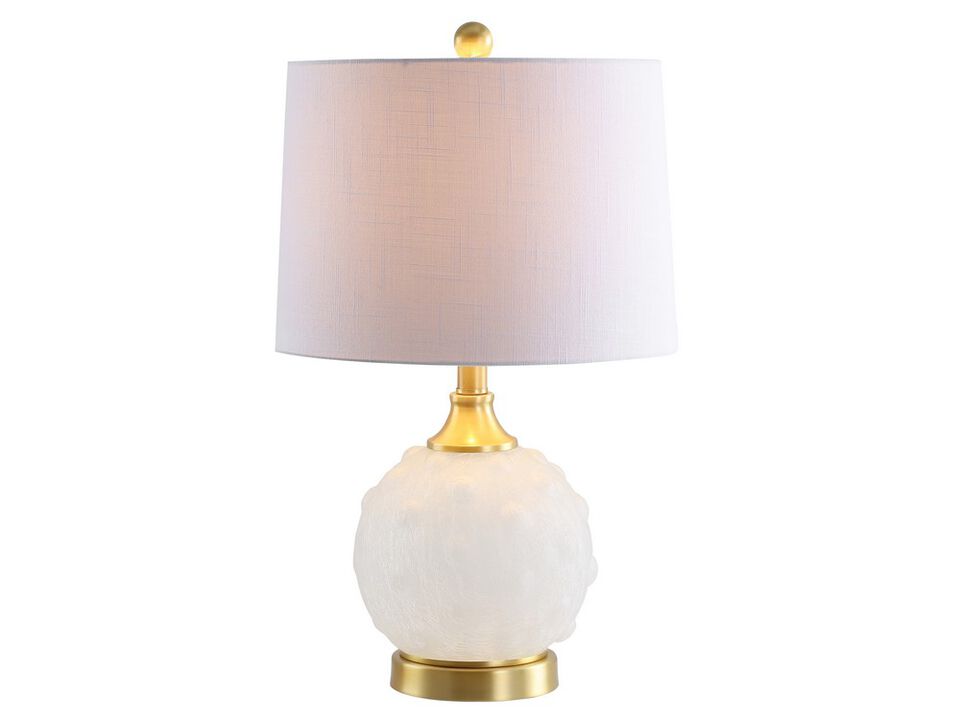 Ilsa Dotted Glass/Metal LED Table Lamp