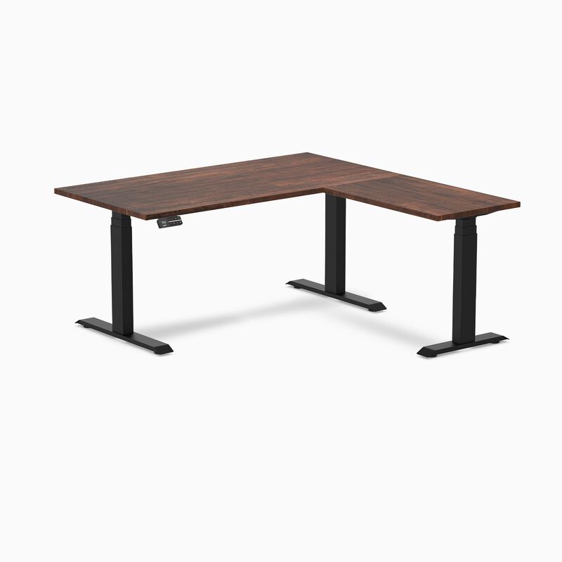 Desky Softwood L-Shape Sit Stand Desk image number 7