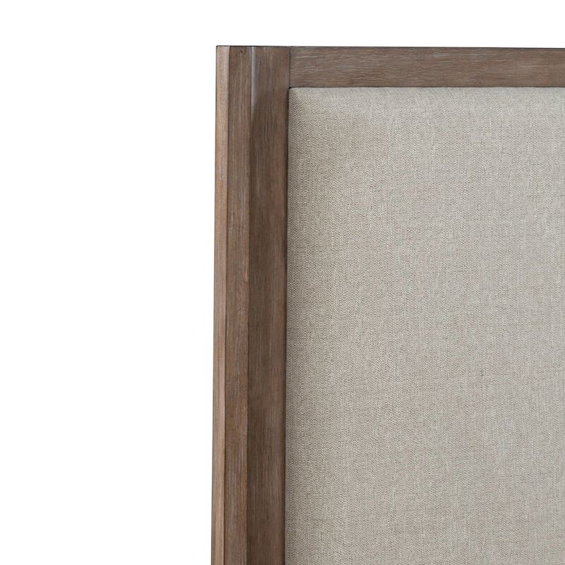 Liberty Furniture South Bend Queen Upholstered Shelter Bed Contemporary  - Burnished Clay image number 5