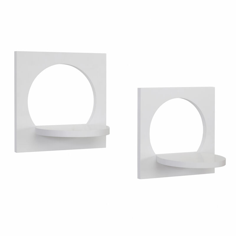 Silhouette Wall Shelves (Set of 2)