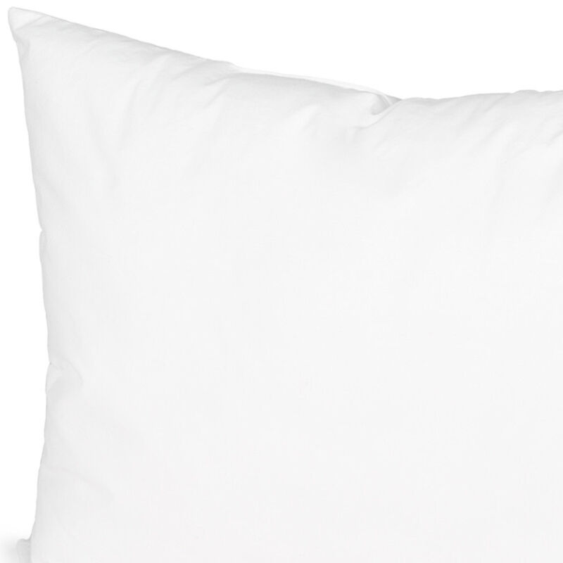 HomeRoots 15" X 23" White Cotton Down Blend Throw Pillow Insert image number 2
