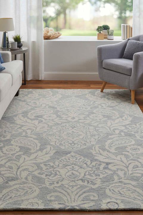 Belfort 8776F Blue/Gray 2' x 3' Rug