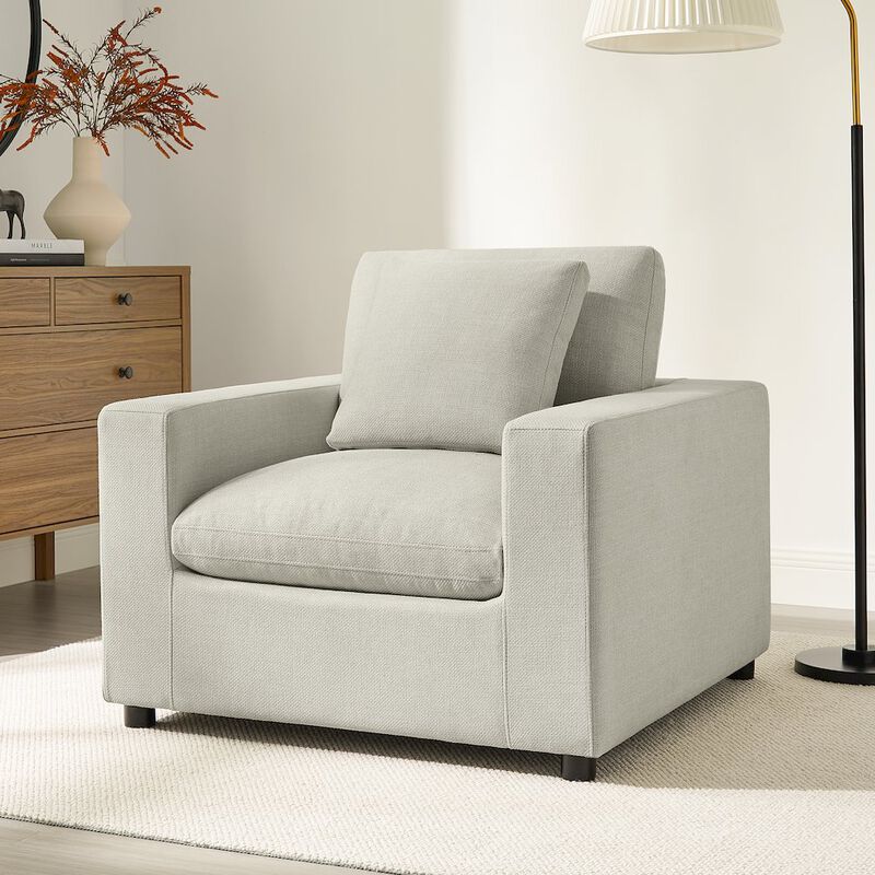 Comfort Pointe Casella Modern Armchair - Beige
