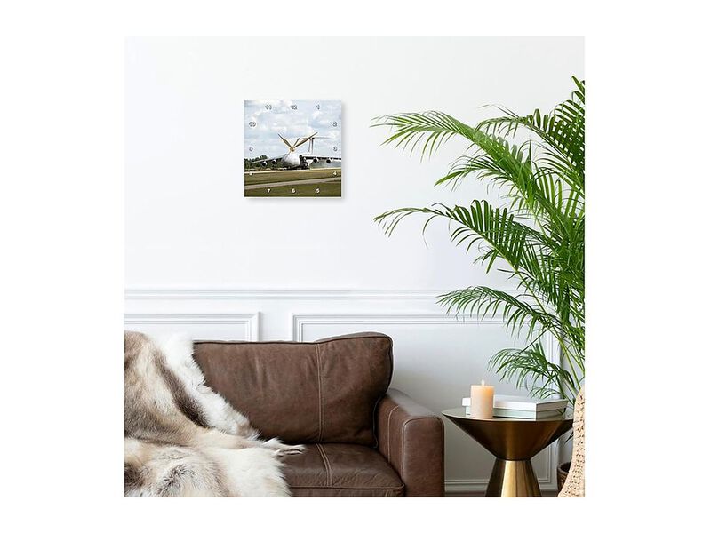 Air Force Galaxy Cargo Aircraft Aviation Wall Clock 10 Inch Home Decor image number 2