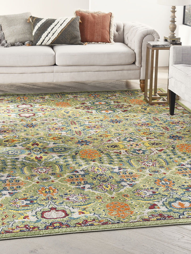 Allur ALR03 Sage/Ivory 6' x 9' Rug