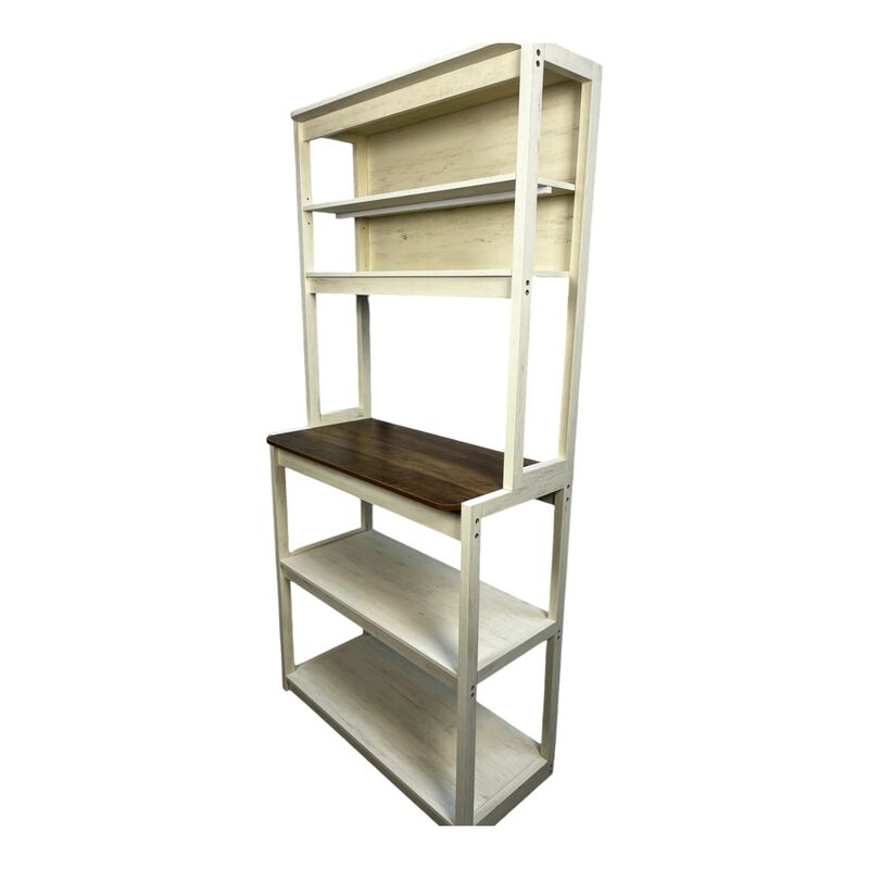 ELEMENT ACE 5-Tier Bakers Rack for Kitchen with Storage Shelves, Multipurpose Microwave Stand, Coffee Bar Station for Organizing Cookware and Baking Essentials image number 0