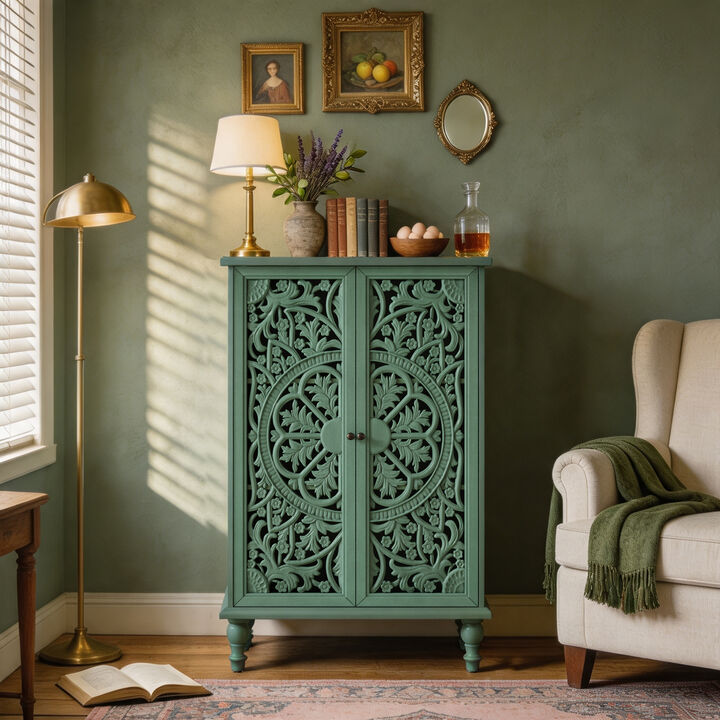 Zuggo 47" Tall Accent Cabinet