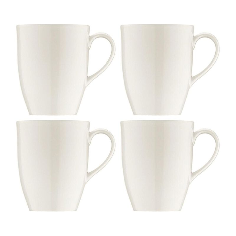 Banquet dia.3.25" h:4.25" 11 oz. Round Warm White Vitrified Mug (Set of 4) image number 0
