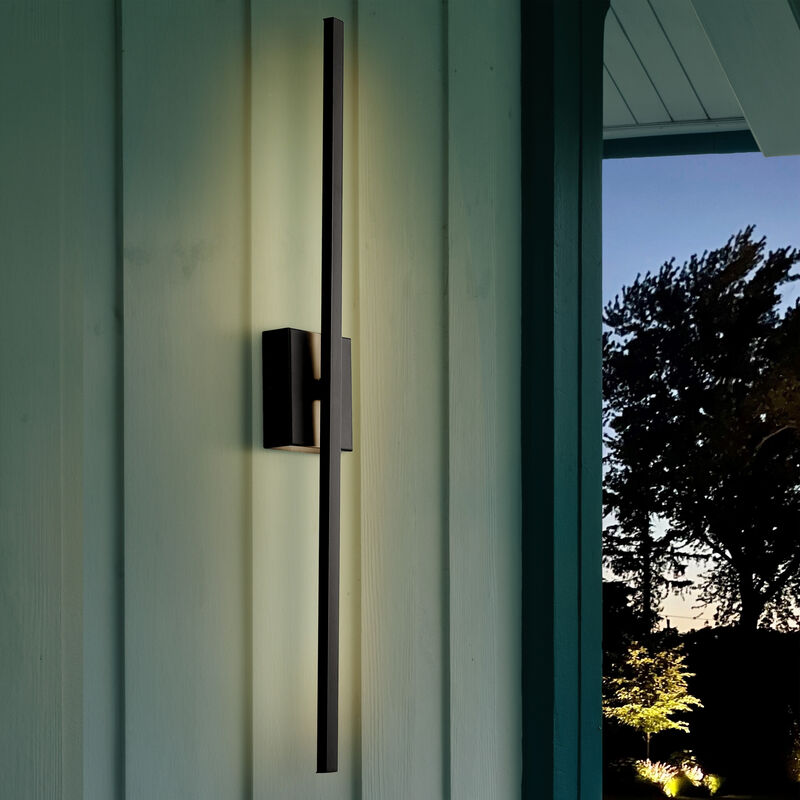 Vara Modern Minimalist Indoor/Outdoor Metal 350-Degree Rotatable Dimmable Integrated LED Wall Sconce