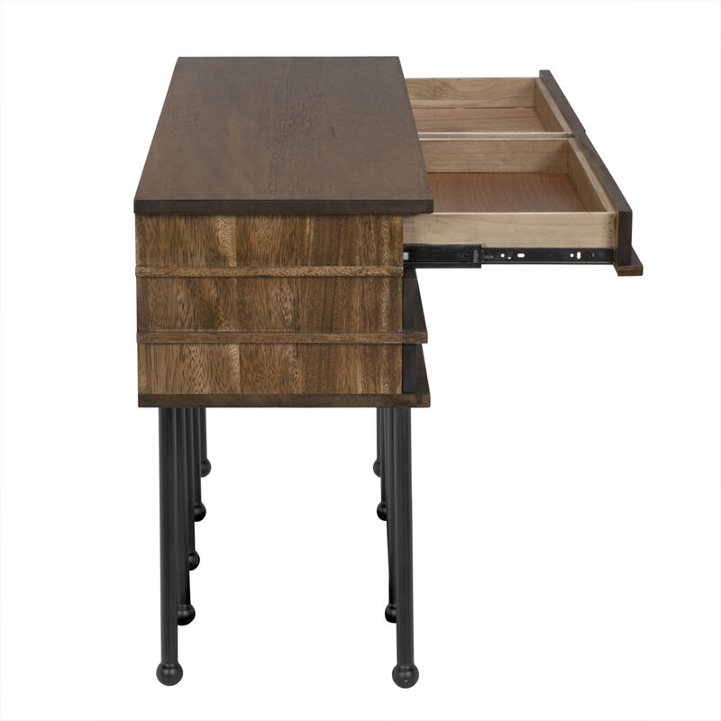 Oliver Console, Dark Walnut