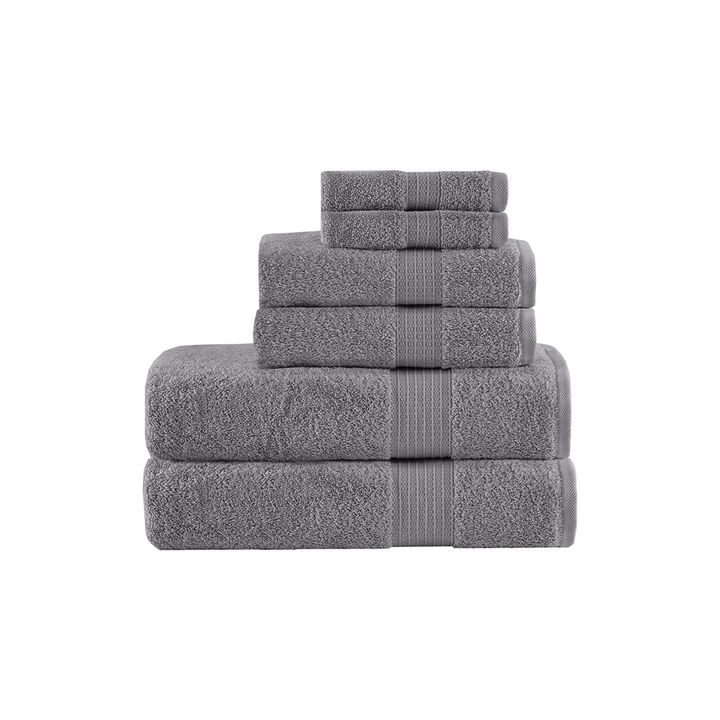 Gracie Mills Emeric 6-Piece Organic Cotton Towel Set