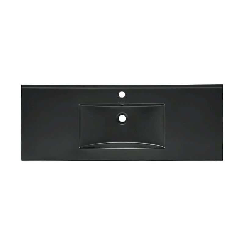 48" Vanity Sink Top in Matte Black image number 1