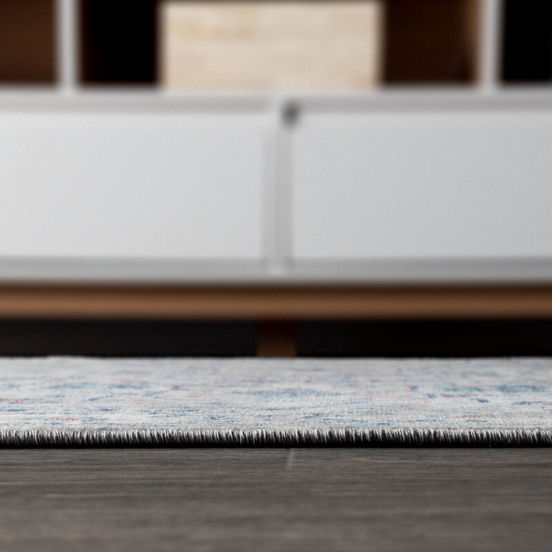 Edison Modern Persian Vintage Medallion Round Area Rug