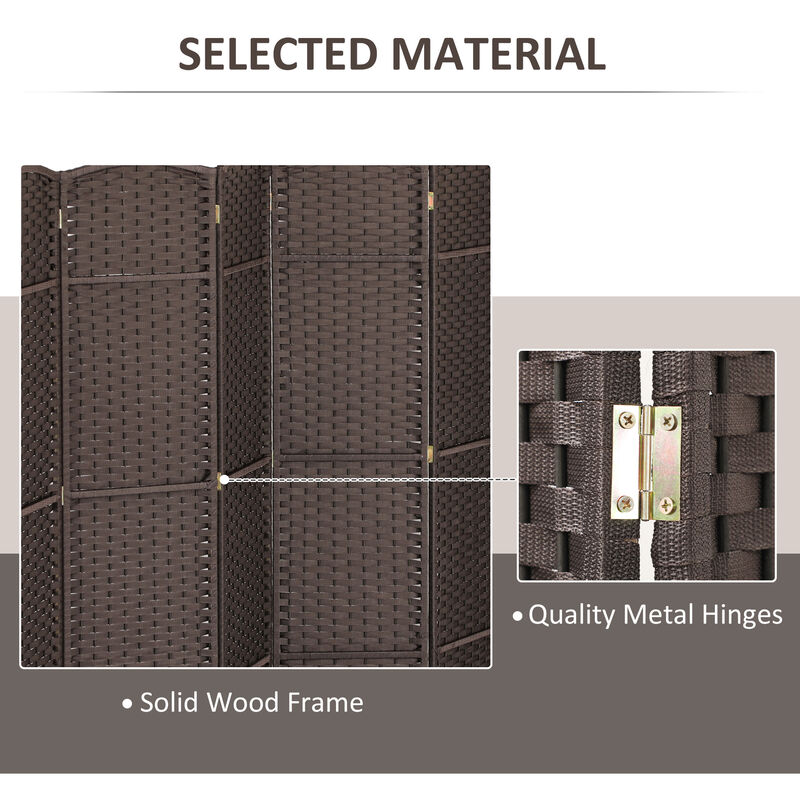 Indoor/Outdoor Privacy Screen &ndash; Folding Partition for Home, Patio, or Office image number 5